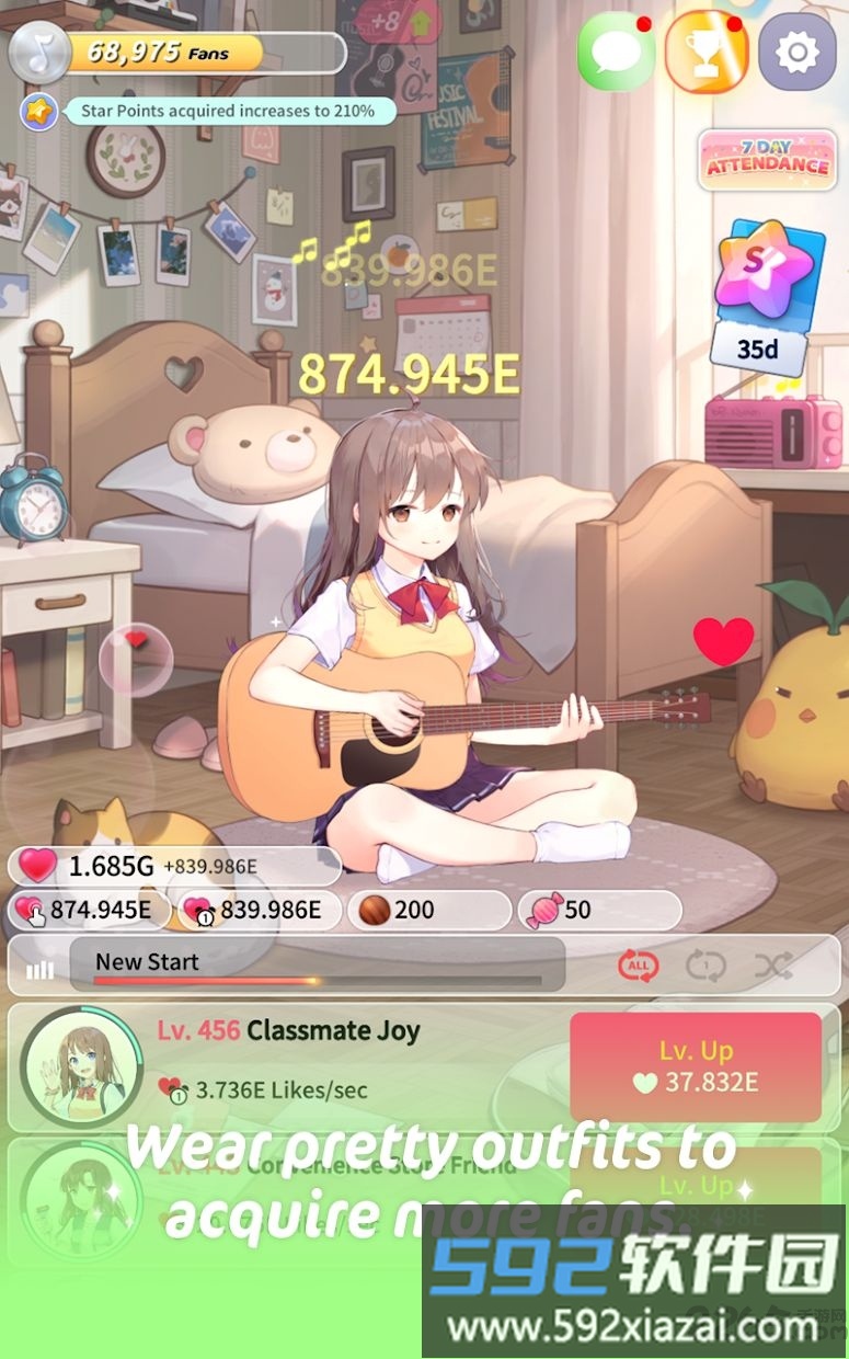 吉他少女游戏中文版截图1