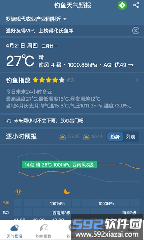 钓鱼天气预报2025最新版截图2