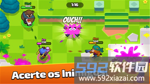 彩弹射击大乱斗游戏截图2