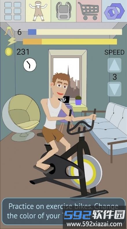 健身点击器2游戏(muscle clicker 2)截图1