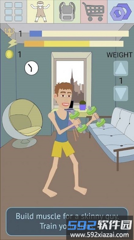 健身点击器2游戏(muscle clicker 2)截图3
