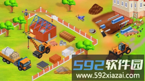 模拟挖掘机建房子手机版截图4