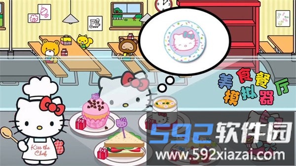 美食餐厅模拟器凯蒂猫手游截图2