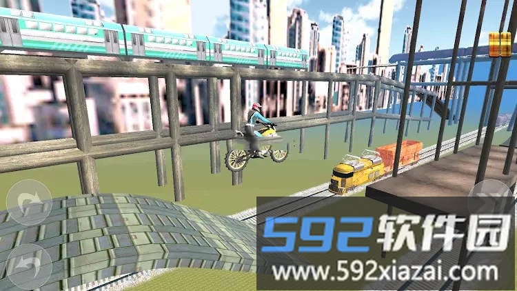 地铁摩托骑士游戏(subway moto rider)截图1