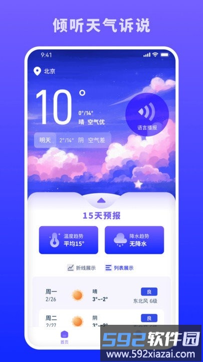 蜜秘天气客户端截图3