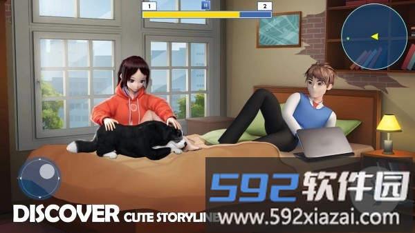 动漫女孩袖珍爱游戏截图2