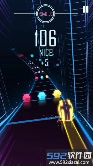 轮胎跑酷游戏(roller rush)截图4