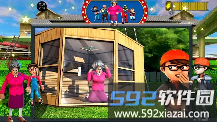 黑暗老奶奶密室游戏截图2