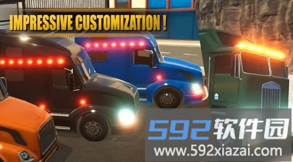 疯狂3d卡车游戏截图3