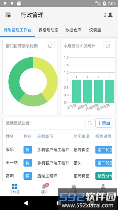 伙伴云平台截图2