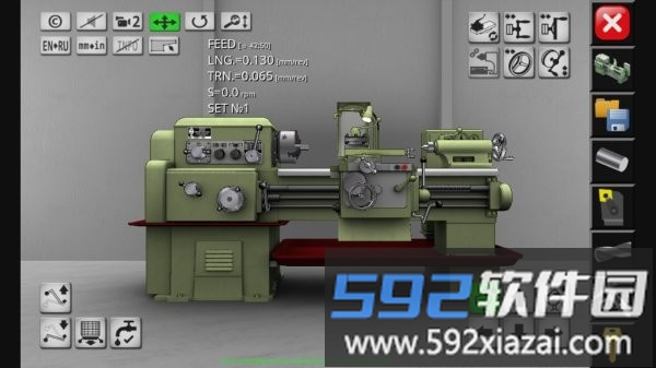 车床模拟器手机版(lathe simulator lite)截图1