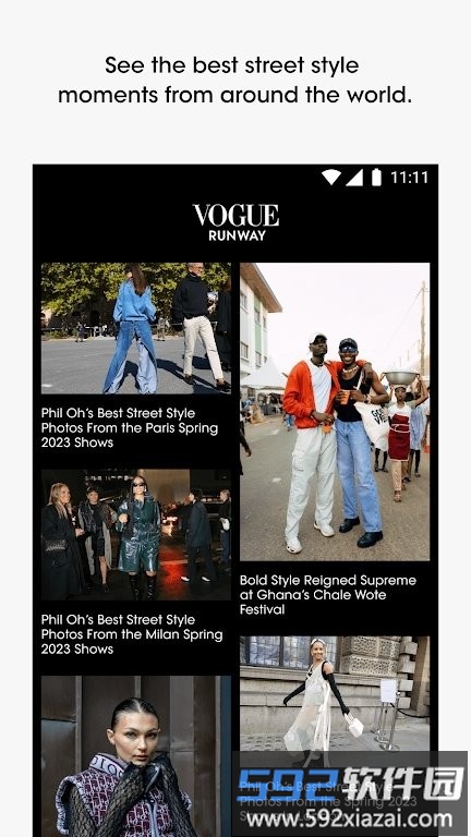 vogue runway中国官方版app截图2