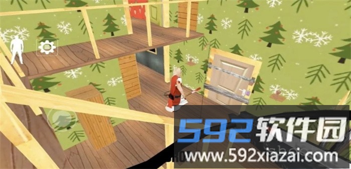 恐怖圣诞节奶奶游戏(Scary Santa horror game)截图1