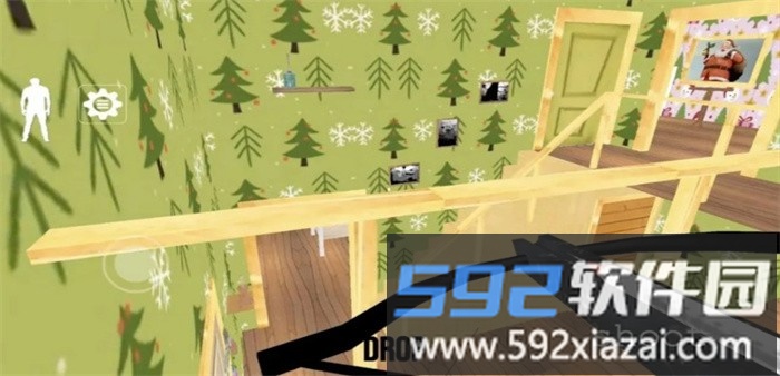 恐怖圣诞节奶奶游戏(Scary Santa horror game)截图4