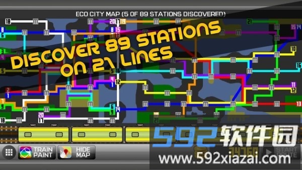 地铁模拟器2d游戏截图2