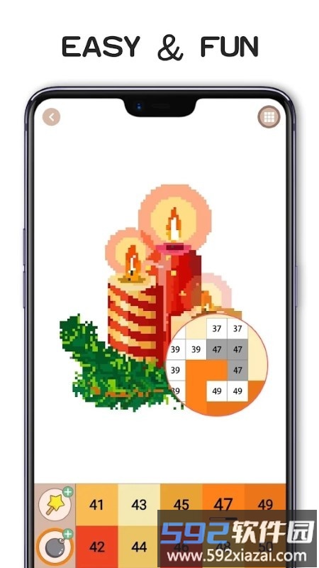 像素艺术填色游戏截图4