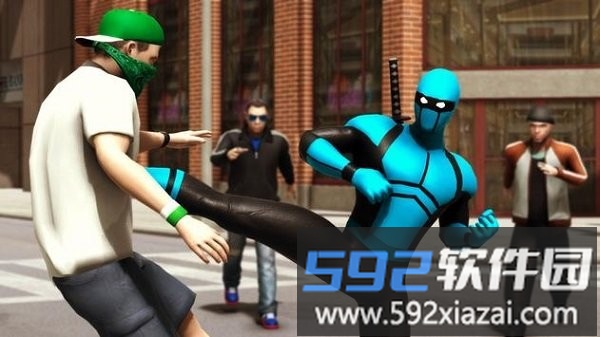 蓝色超级忍者英雄最新版截图4