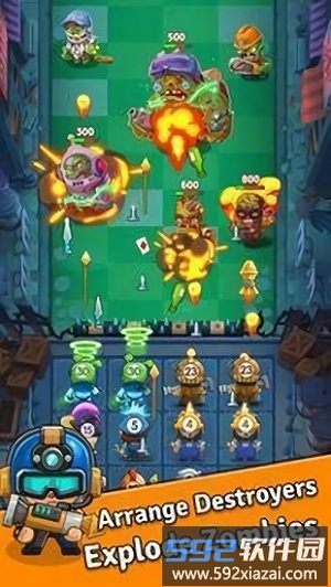 僵尸破坏者合并游戏(zombie destroyer)截图3