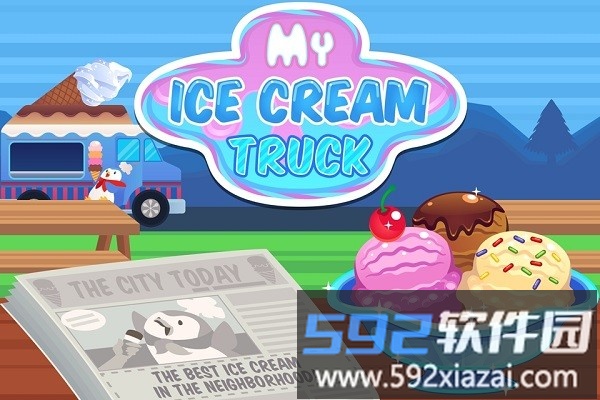 彩虹冰淇淋店小游戏截图1