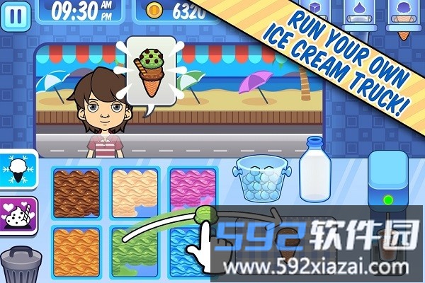 彩虹冰淇淋店小游戏截图2