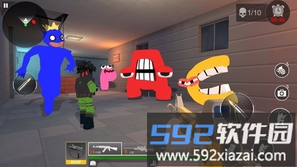 字母射击生存联机版游戏截图3