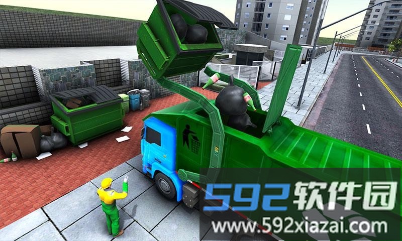 道路清扫车垃圾车游戏截图1