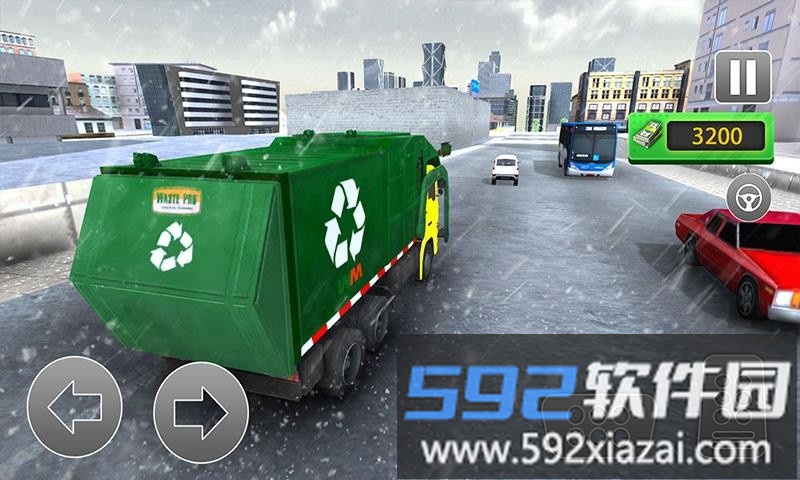 道路清扫车垃圾车游戏截图2
