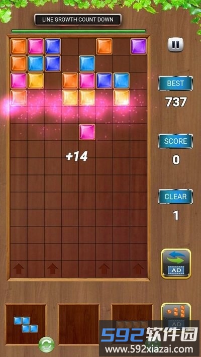 宝石方块拼图射击最新版截图2