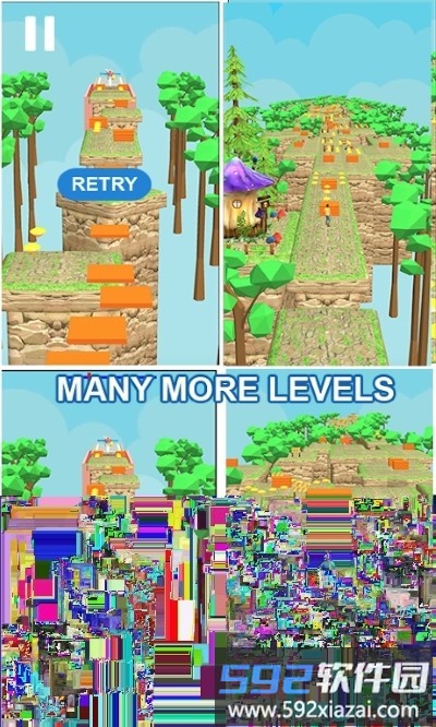丛林飞跑比赛3d游戏(skyglider)截图1