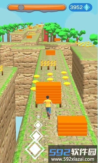 丛林飞跑比赛3d游戏(skyglider)截图2