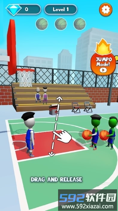 篮球积木游戏(basketball block)截图2