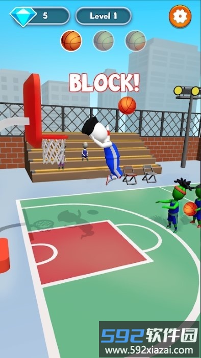 篮球积木游戏(basketball block)截图3