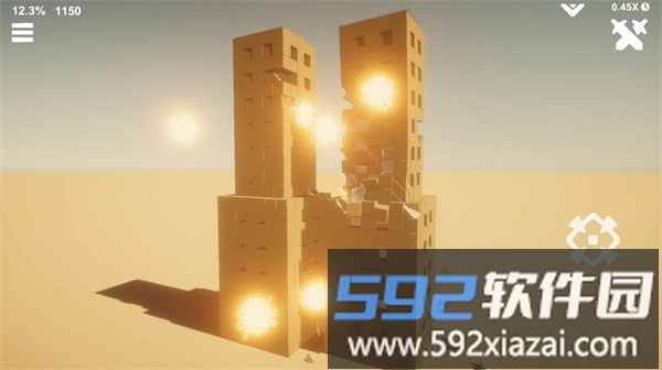 沙漠破坏沙盒模拟官方版(demolition desert)截图2