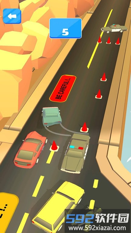 赛车逃亡游戏截图3
