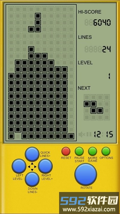 罗斯方块掌机游戏(tetris)截图2