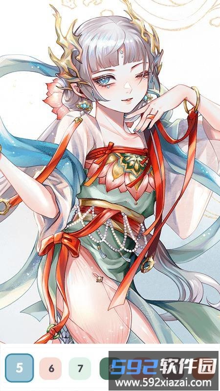 数字填色解压涂色书手机版截图3