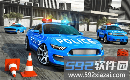 极限停车大师游戏(police car driving school)截图3