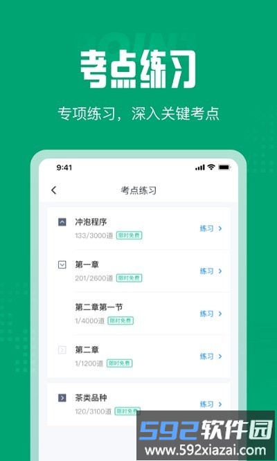茶艺师考试聚题库app截图4