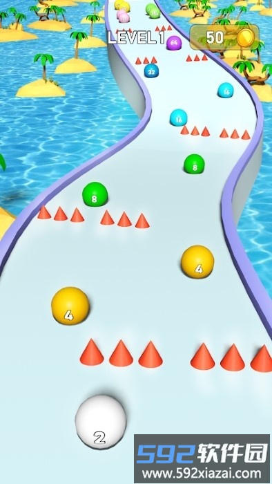 去球跑20483d游戏(going ball run 2048 3d)截图3