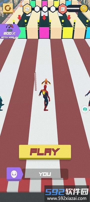 英雄肌肉赛游戏(hero muscle race)截图2