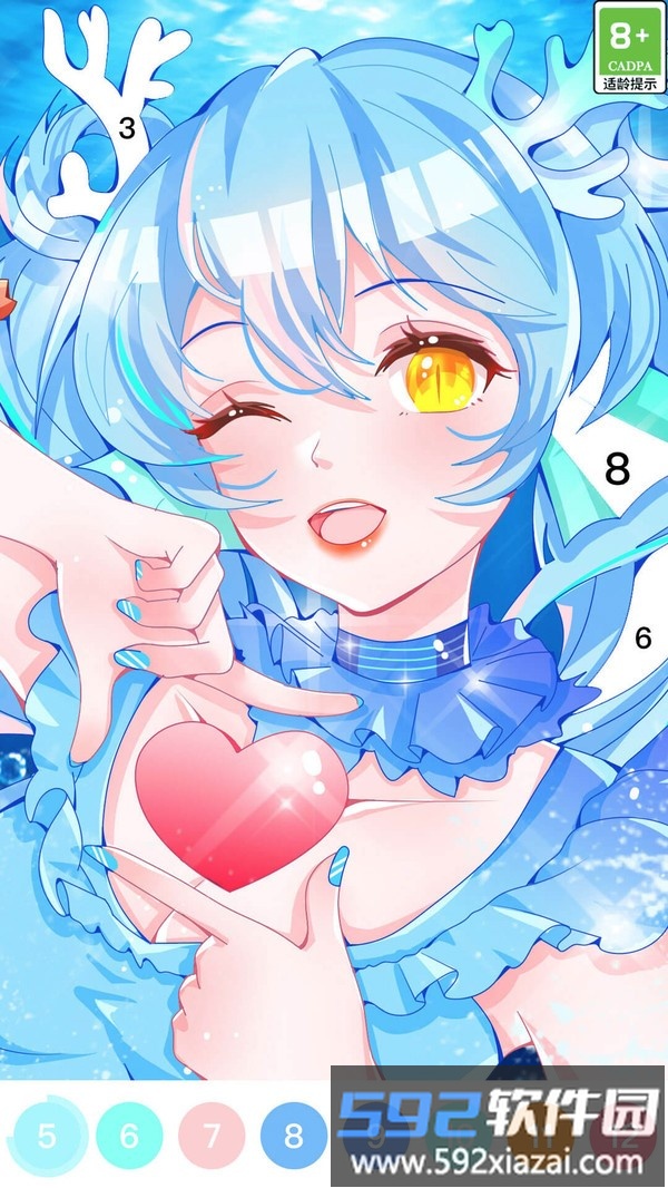 泡泡填色截图4
