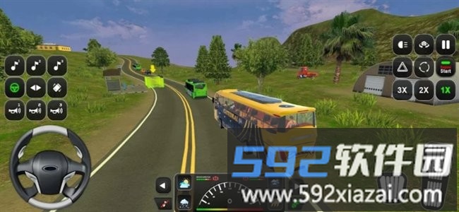 越野巴士驾驶游戏(Open World Bus Driving Game 3d)截图2