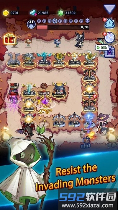 闲置防御魔法战争手游(idle defense)截图2