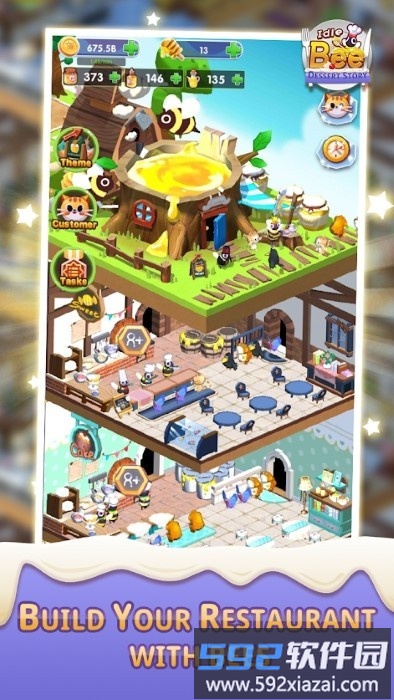 空闲蜜蜂甜点故事游戏(idle bee dessert story)截图4