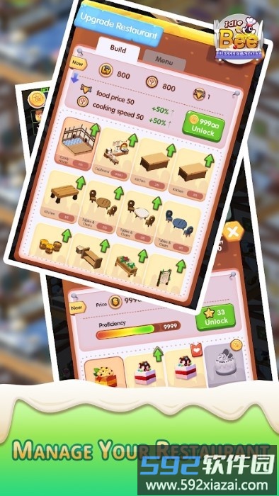 空闲蜜蜂甜点故事游戏(idle bee dessert story)截图5