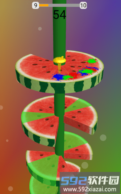 螺旋水果秋天游戏(helix fruits fall)截图4