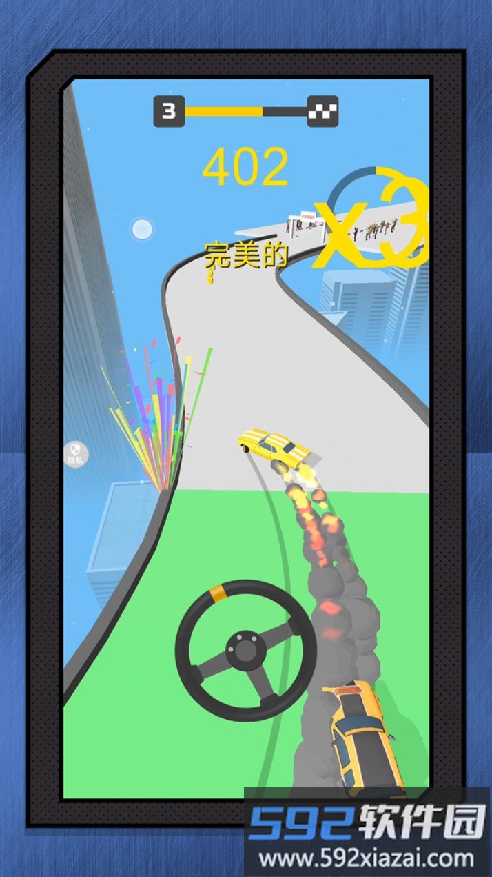 霓虹赛道飞驰