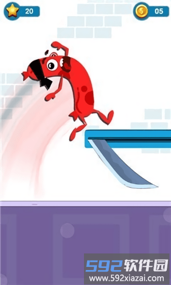 尖叫香肠奔跑游戏(sausage run)截图2