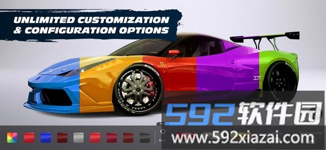 3d精致车模内置菜单版(3D汽车配置3dtuning)截图4