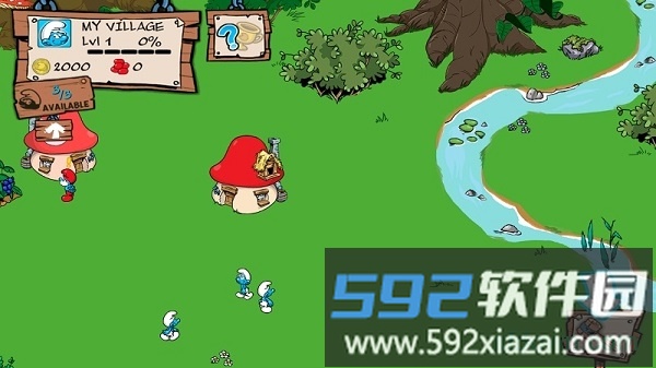 蓝精灵村庄手游截图1